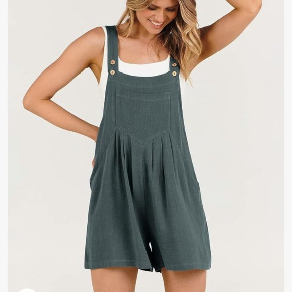 NWT Bib Overall Romper - Size Large - Picture 3 of 9